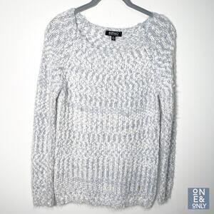 BUFFALO DAVID BITTON Sweater Crew Soft Feminine Long Sleeve Pullover Women Small